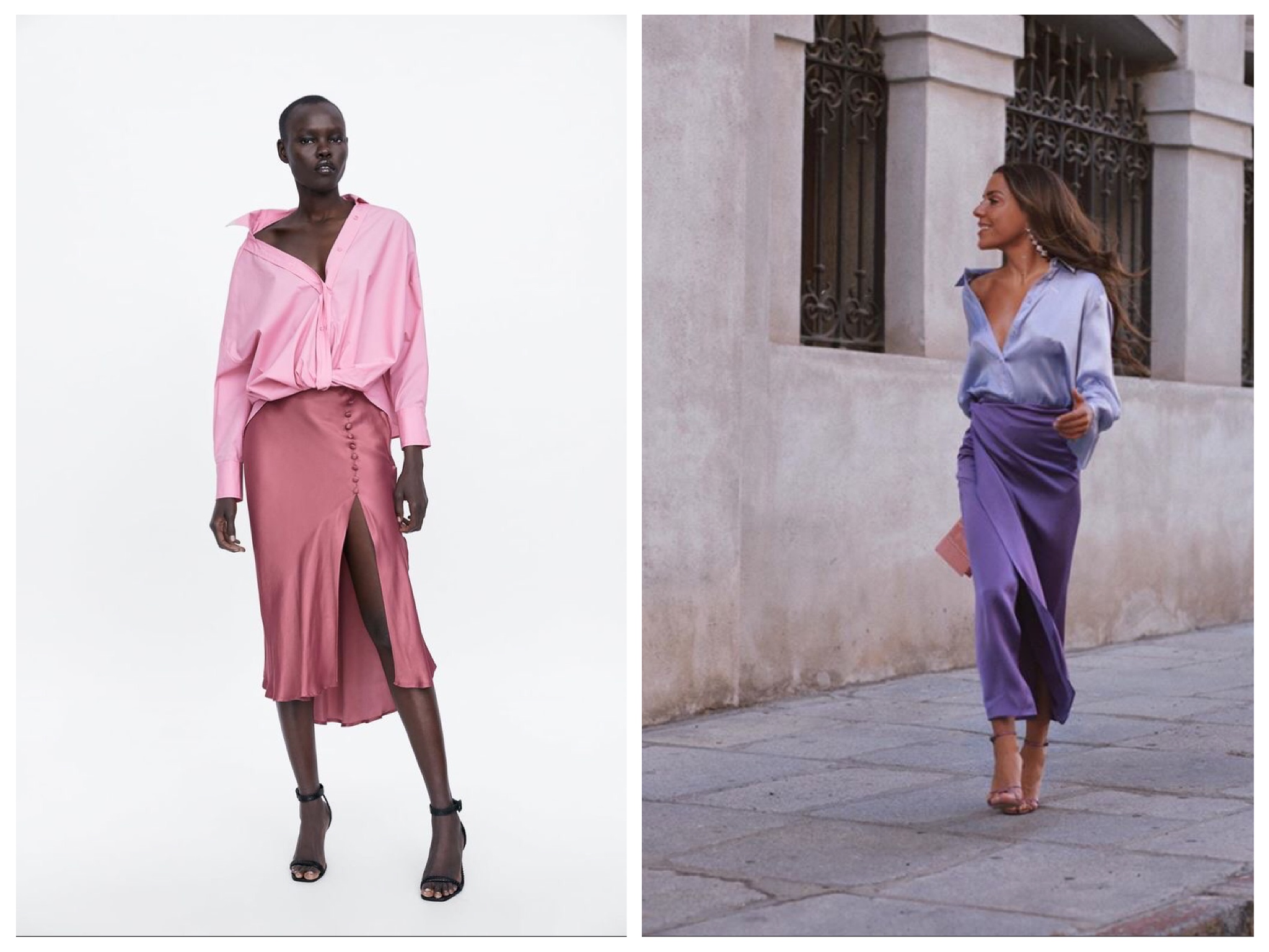 夏天洋气女士半裙显瘦气质,夏天时尚气质链条高腰半裙