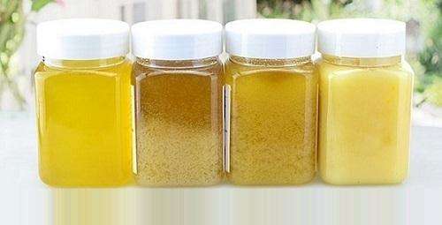 蜂蜜同样的温度有结晶有不结晶的,蜂蜜半凝固什么情况
