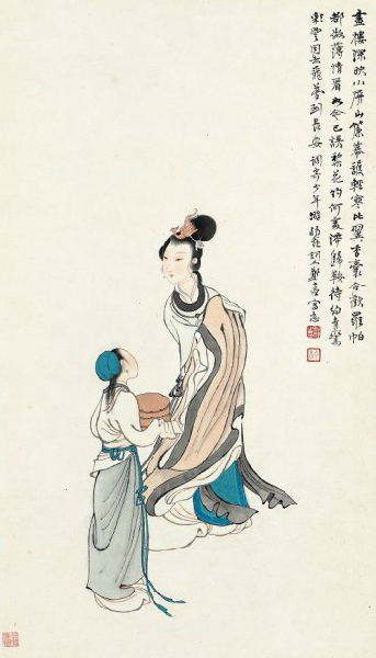 郑午昌花鸟,丝鬓散人郑午昌百幅绘画作品赏析