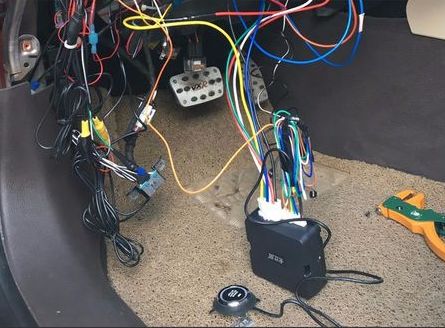 自己加装汽车一键启动正确方法,汽车一键启动改装钥匙