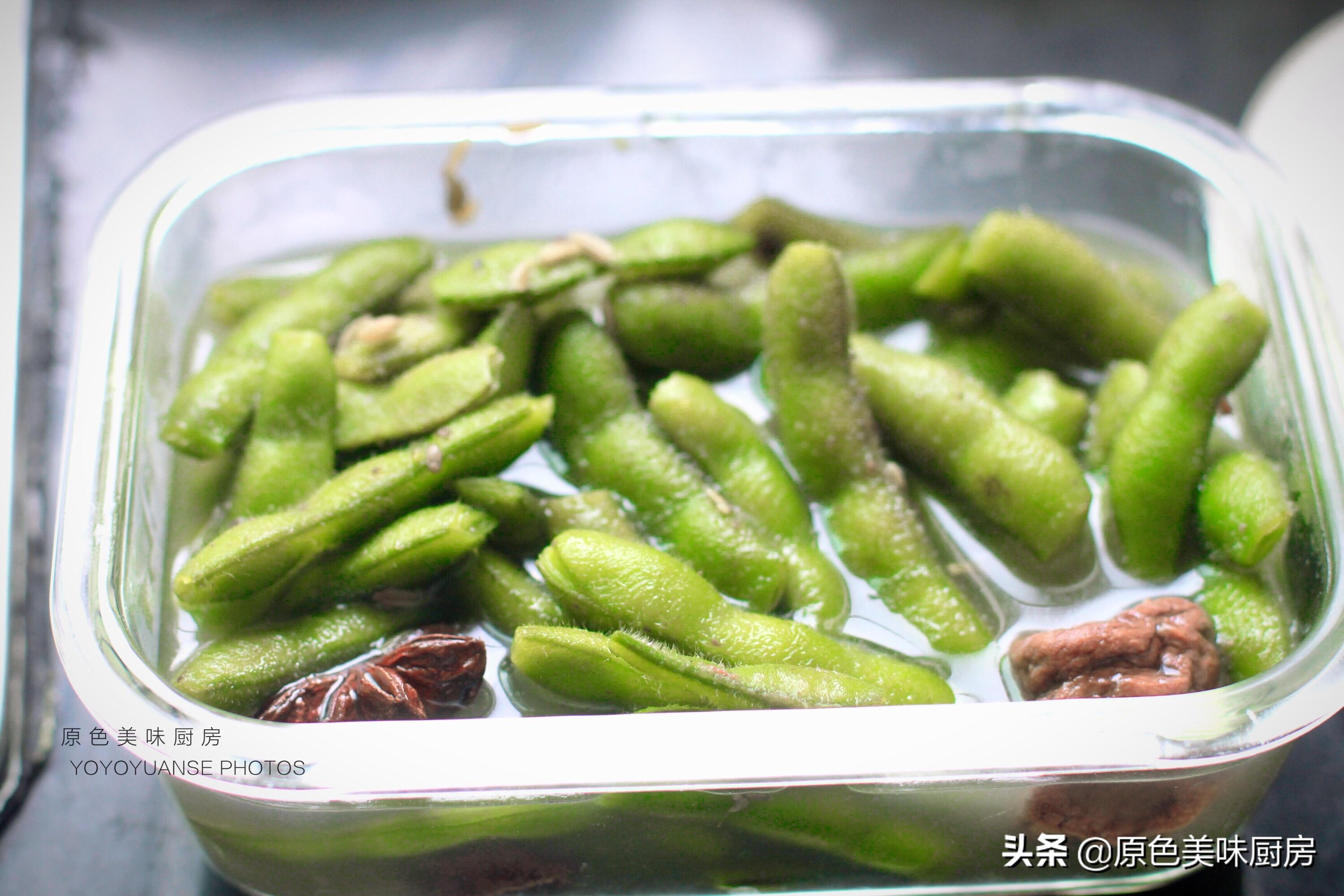 正宗的卤毛豆做法,简单快速的卤毛豆做法