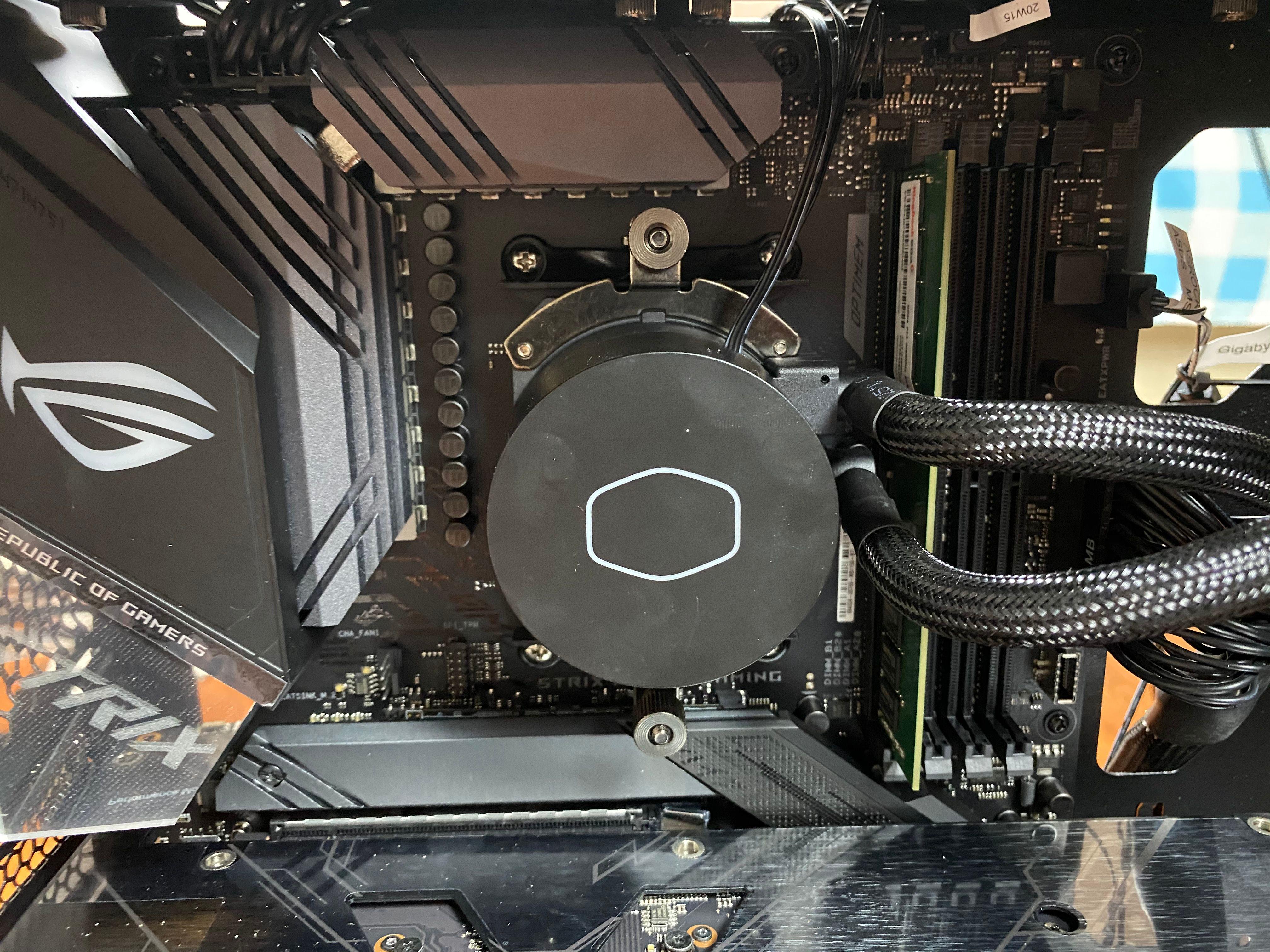 冰神b360水冷散热器评测,amd水冷