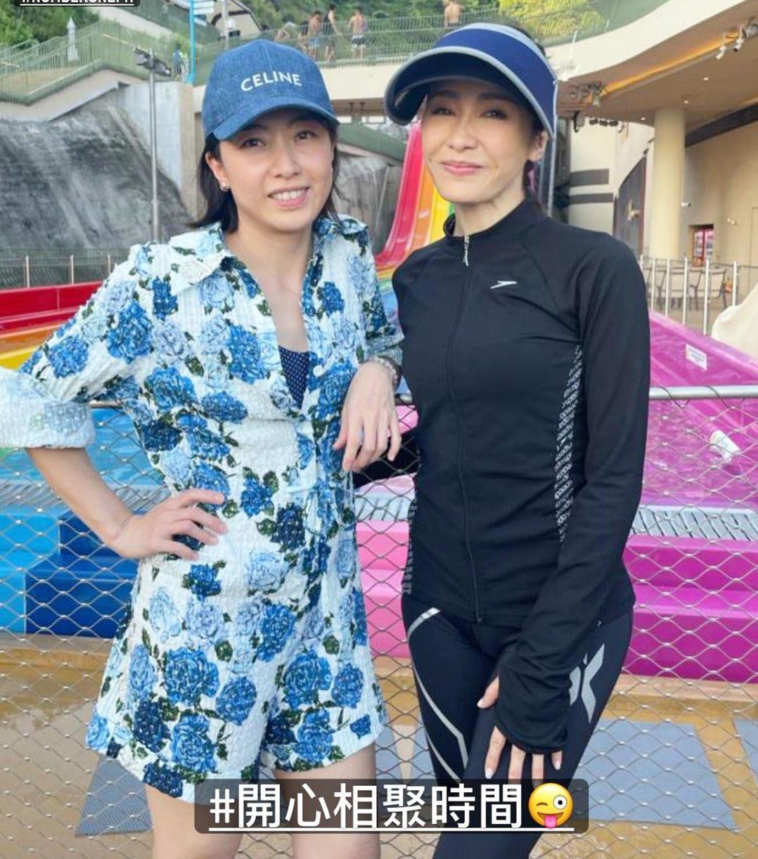 黎姿徐子淇亲密合影展甜美笑容,甘比端庄徐子淇