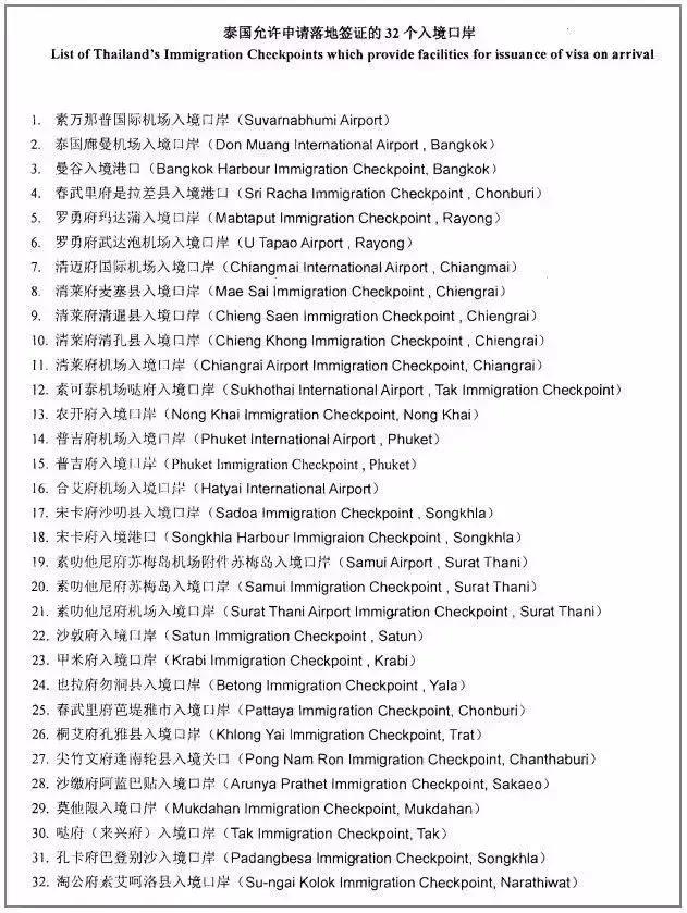 泰国护照免签和落地签国家,泰国护照免签落地签国家