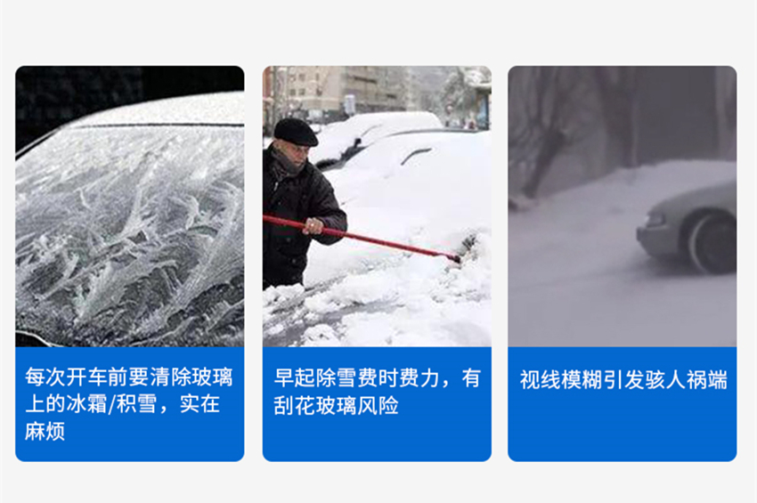 冬天前挡风玻璃冻冰怎么处理,前挡风玻璃冻冰能用玻璃水吗