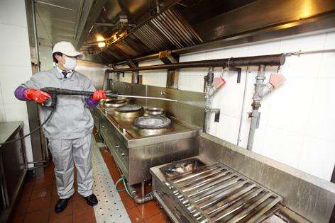 厨房烟道清洗全步骤,清洗烟道的专用工具