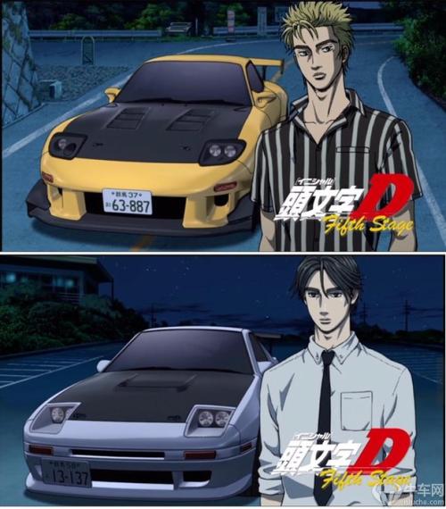 头文字d远征车队,头文字d车排名