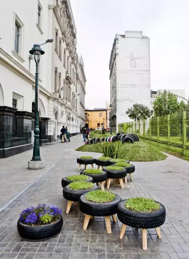 旧轮胎千万别扔变废为宝,旧轮胎不割怎么样做花盆