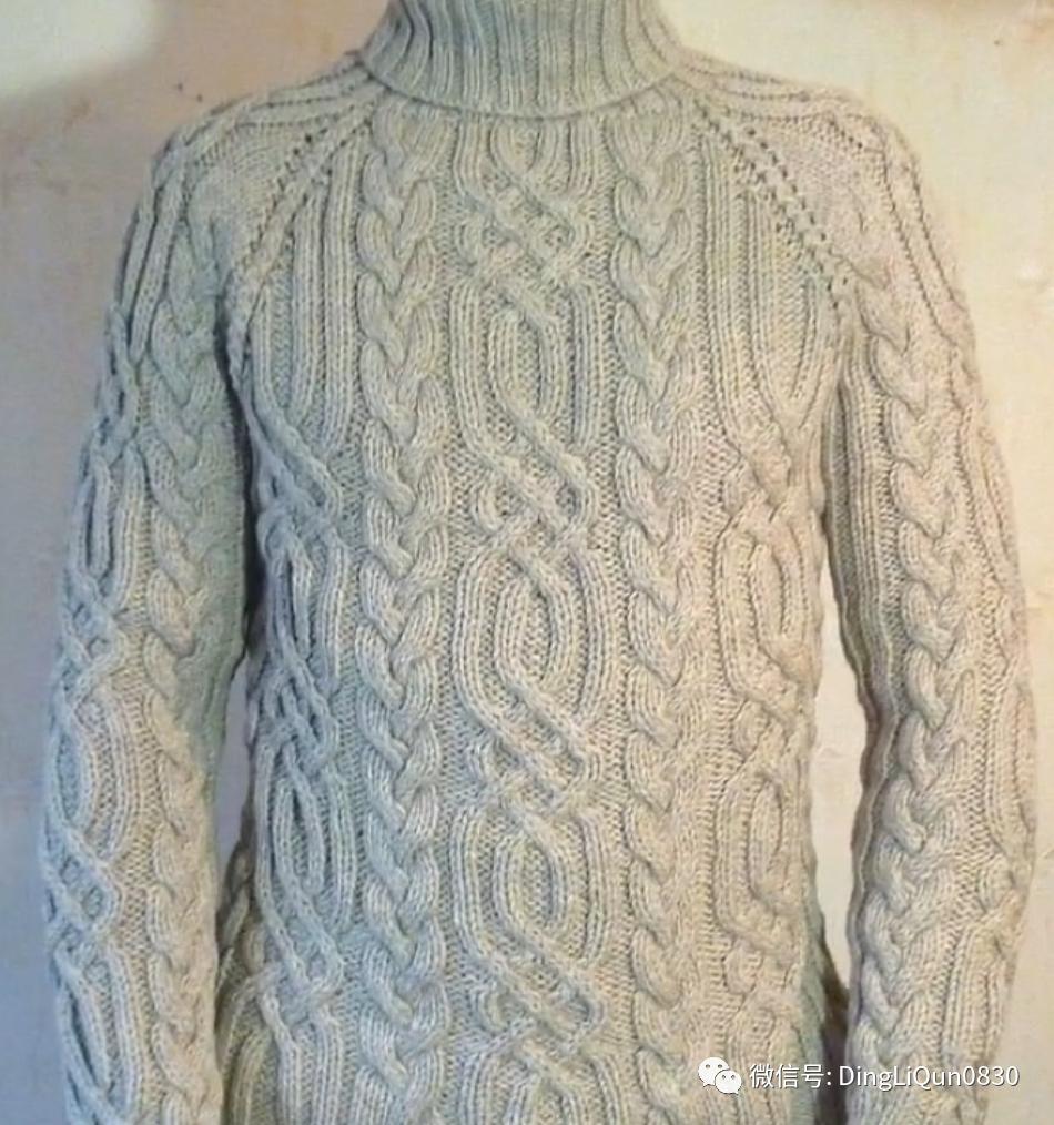 男式针织衫简单又好看的花样,编织教程男士高档中长开衫针织衫