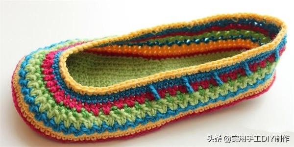 手工钩鞋编织图案符号讲解,民族风鞋子钩织编织教程