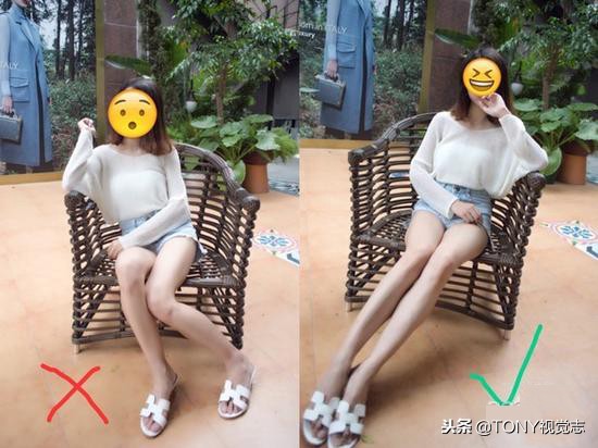 拍大长腿照技巧经验分享,拍长腿教程视频