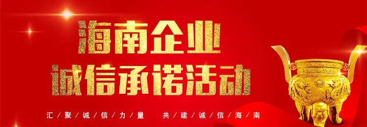 海南诚信示范企业,海南诚信承诺企业名单查询