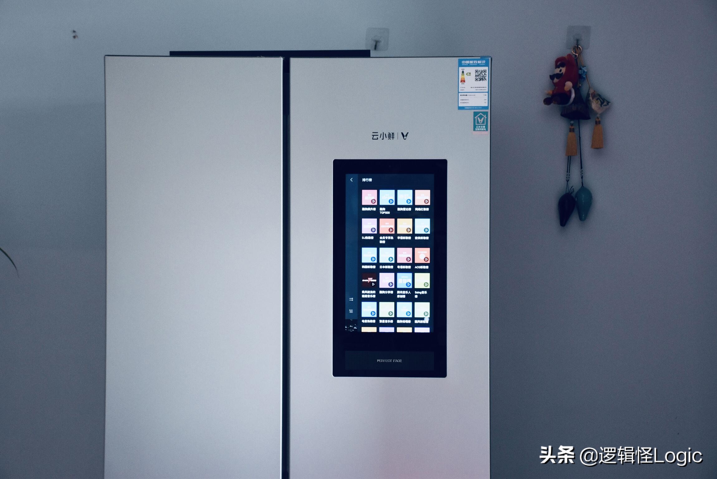 冰箱门内嵌触控屏，451L大空间，全屋家电互联，这款冰箱真秀