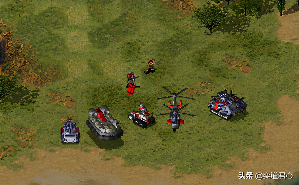 红色警戒必须学会的几个要领,红色警戒的各种兵种的攻防