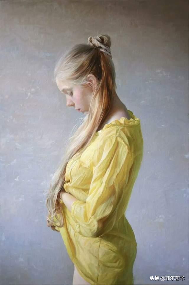 俄罗斯艺术家最美人体油画,性感逼真,宛如高清照片