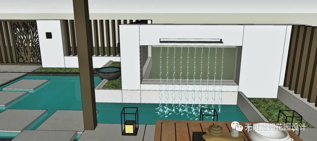 无觅造园：安徽35平宿州上河城外滩的秋水庭