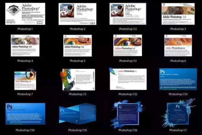 简单photoshop发展历程,photoshop的历史