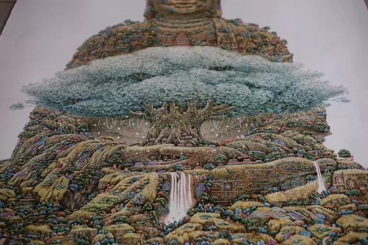 小央美水墨画作品欣赏,小央美人物画