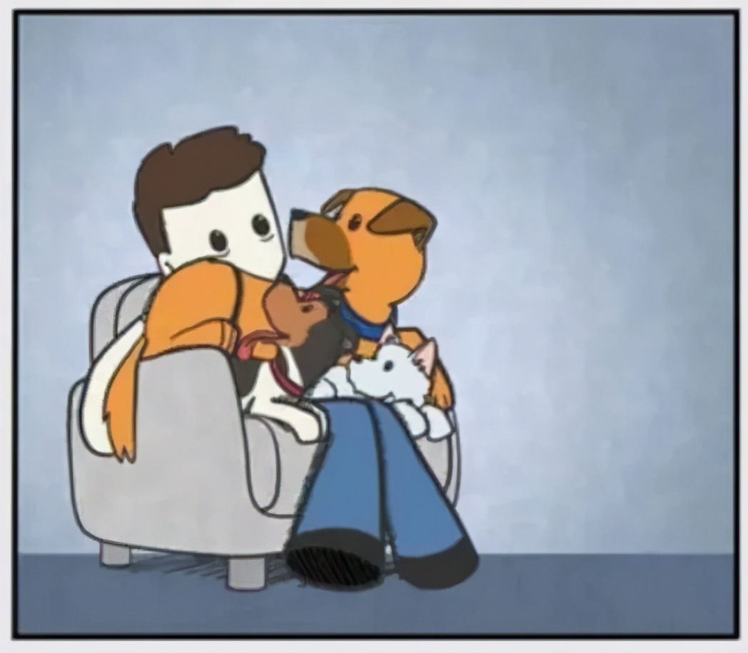 猫和铲屎官漫画全集,铲屎官和狗子的漫画