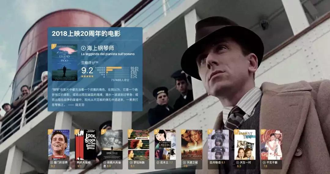 2018豆瓣最高分电影,豆瓣评分电影排行榜top100