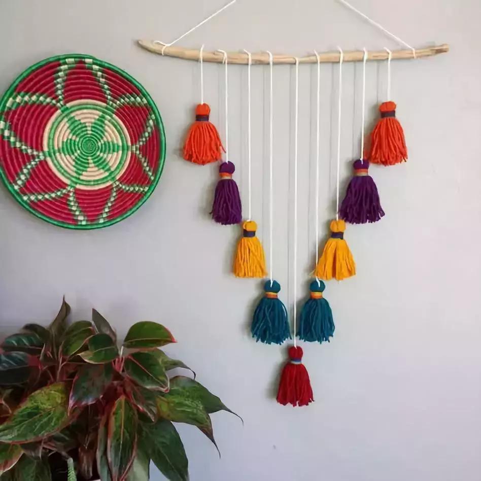 自制流苏装饰品,新家如何用流苏书签做装饰