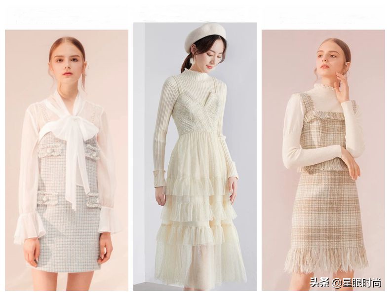 连衣裙仙气温柔风图片大全,优雅仙气连衣裙气质高级感