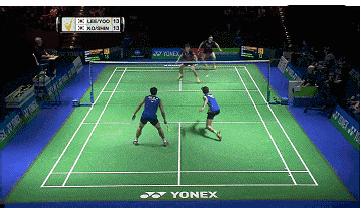 羽毛球双打四人轮转发球顺序,羽毛球双打一方体力不支怎样轮转