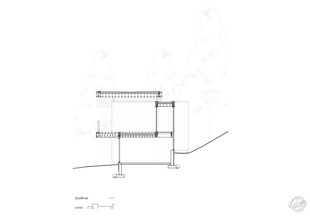 悬崖别墅结构,挂在悬崖峭壁上的房子