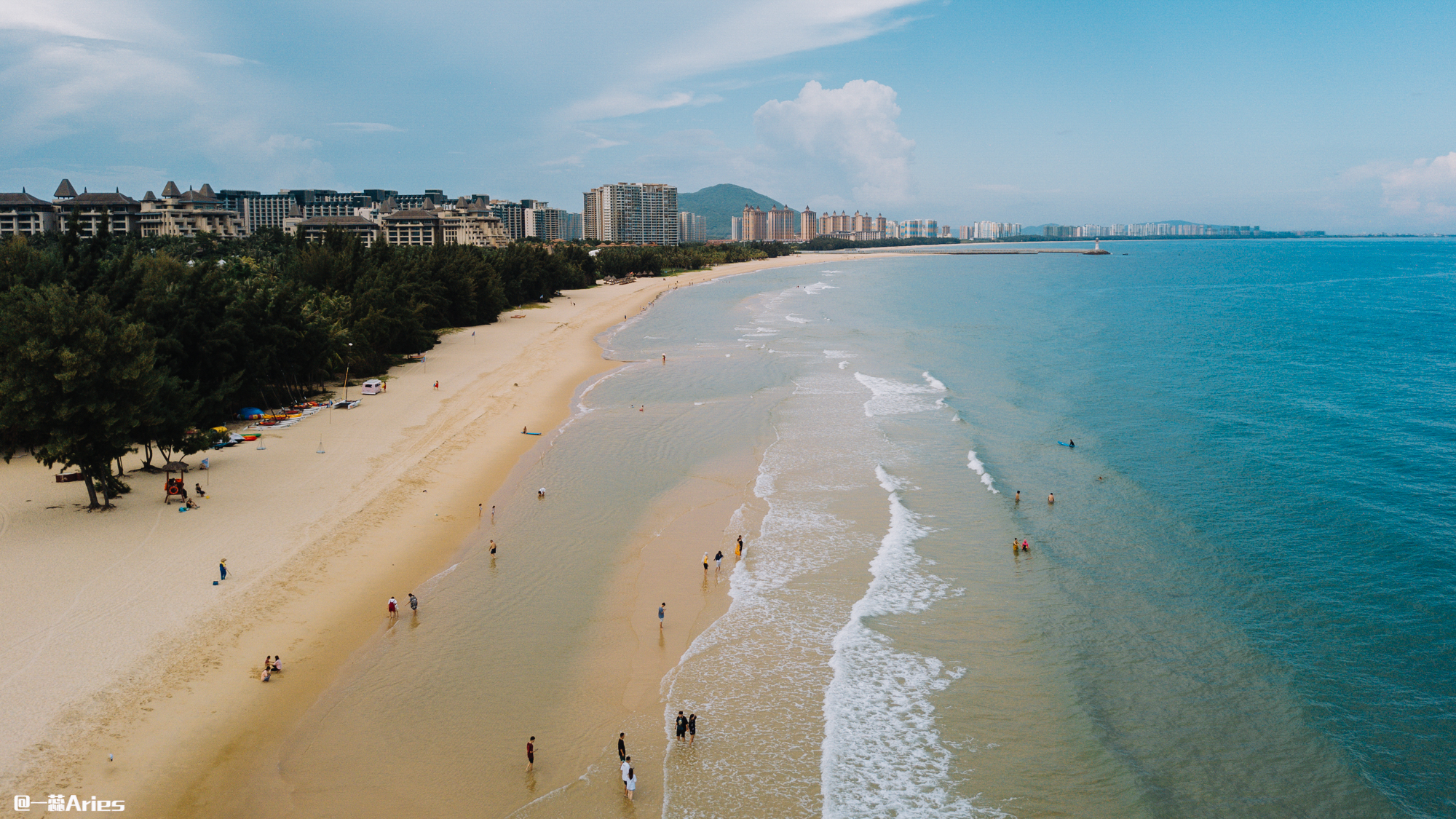 海南月亮湾旅游攻略,海南最美海湾旅游攻略
