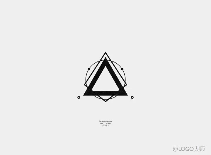 三角形元素logo,心形元素创意logo设计欣赏