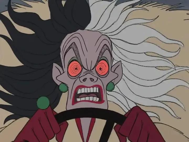 黑白魔女库伊拉被推下悬崖,黑白魔女库伊拉迪士尼动画在线