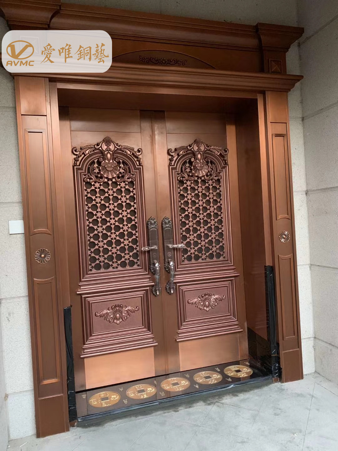 报价合理的别墅铜门价格范围,别墅铜门价格