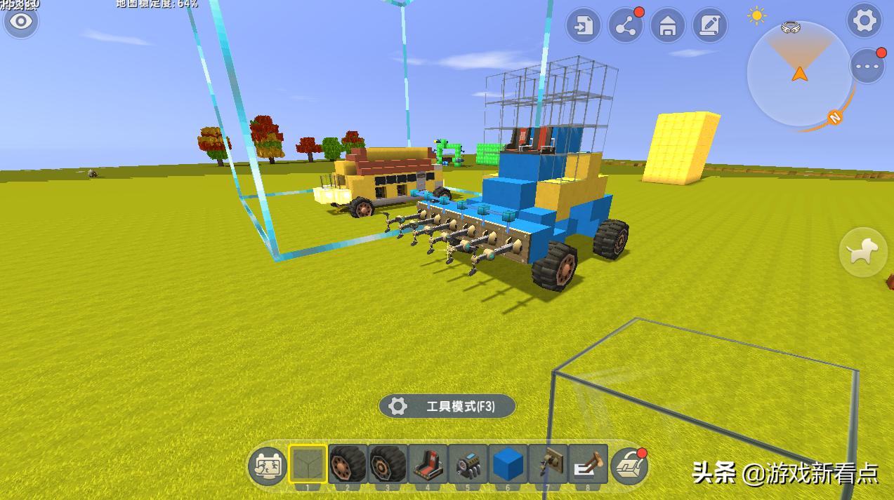 迷你世界大神建造巨型古堡,迷你世界建造岩石巨人