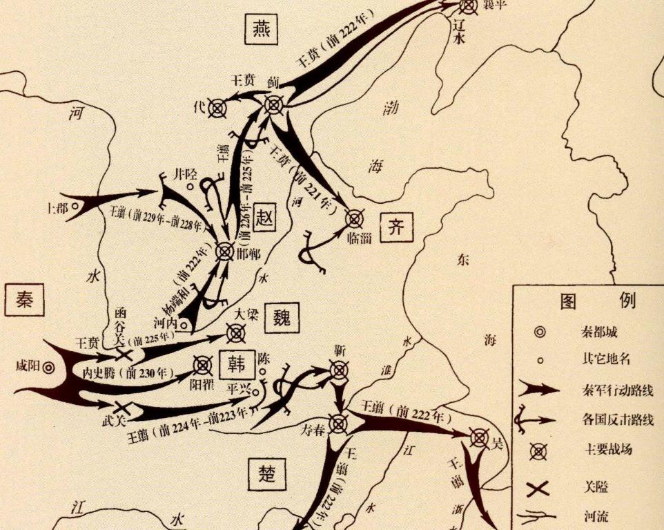 秦灭六国时的韩国,秦灭六国有什么战术