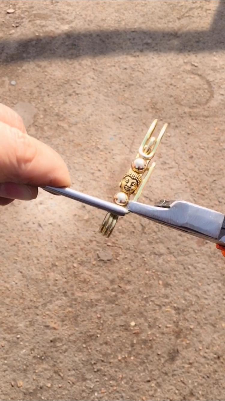 小鸟钥匙扣用珠子8毫米,小鸟钥匙扣盘丝工具制作