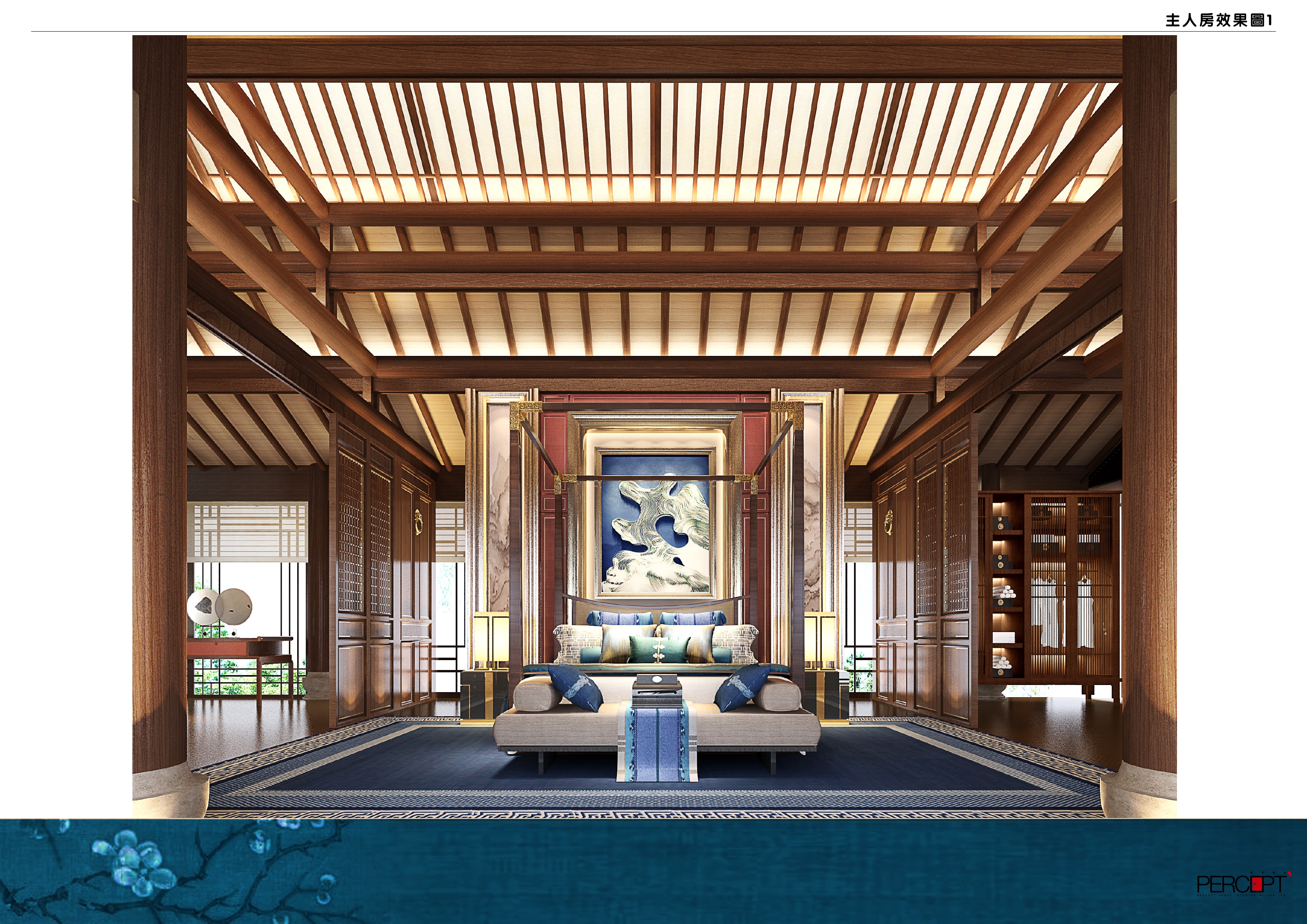 成都天府新区中式合院带装修,中德麓府四合院设计施工图