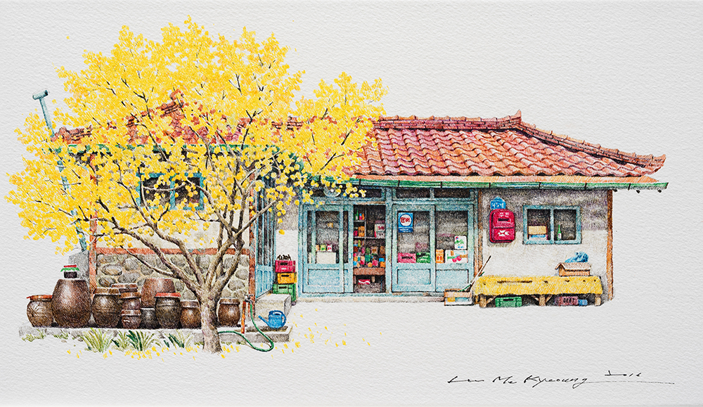 韩国插画师笔下的日常,韩国艺术家绘画作品