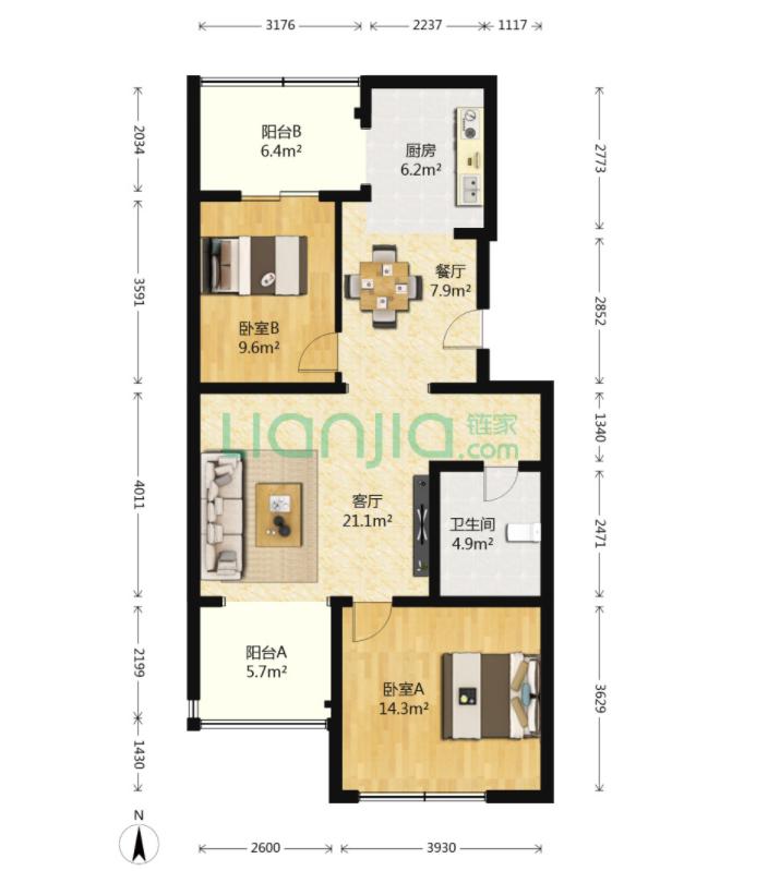 总价600万北京海淀区买哪里,150万在北京哪里能买一套两居室