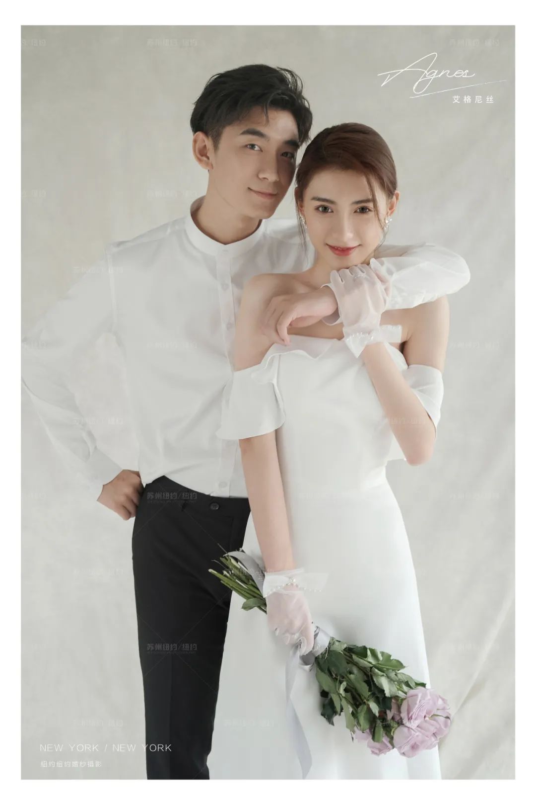 15年法式油画风婚纱照,唯一视觉油画风高定婚纱照