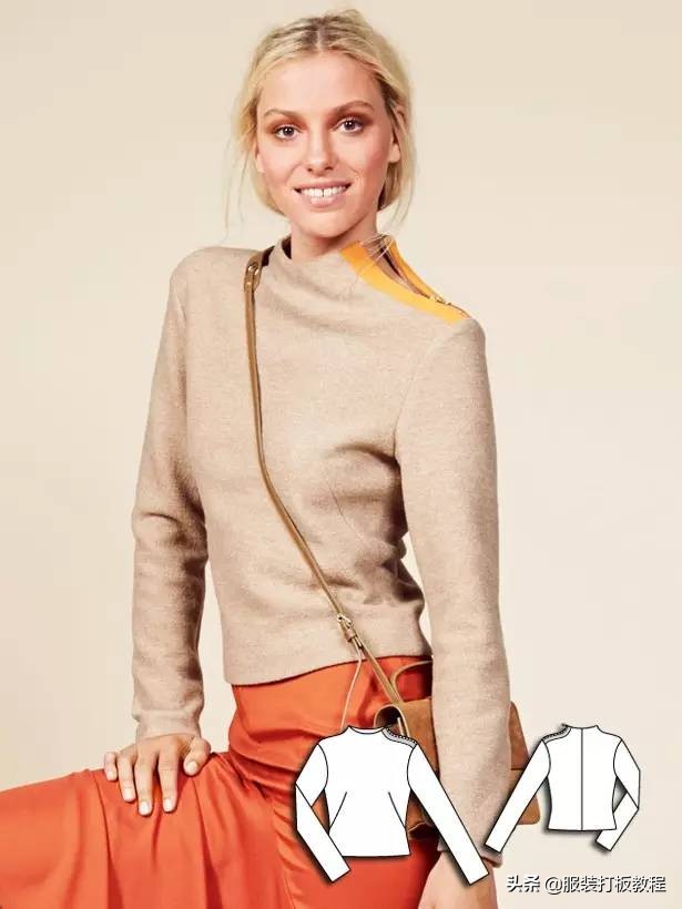 时装设计图手绘教程,服装制版图案大全