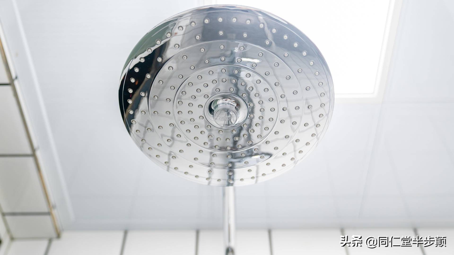 大花洒怎么洗澡,顶喷大花洒