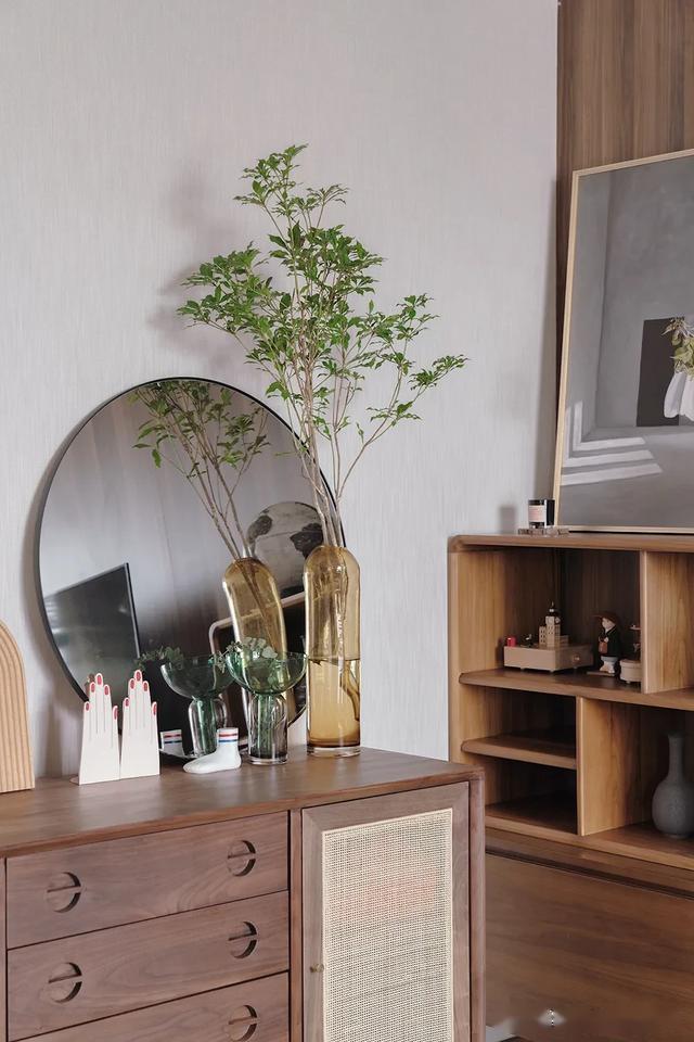 原木风吊顶效果图客厅简约,简约原木风