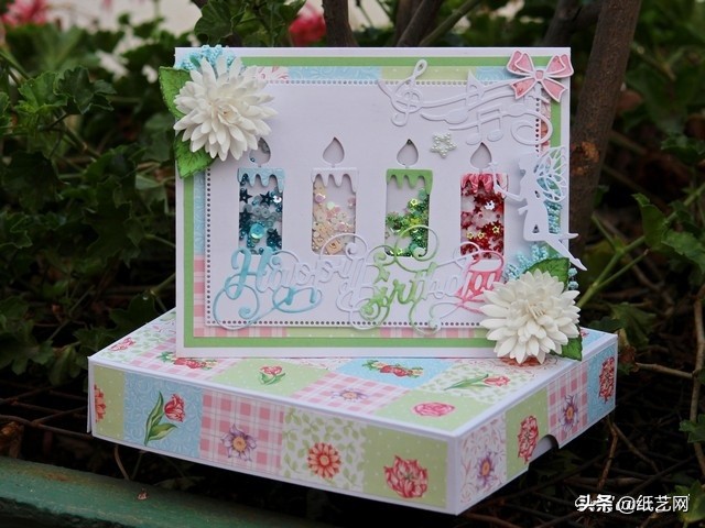 生日贺卡不用粘,生日贺卡不用双面胶特别简单