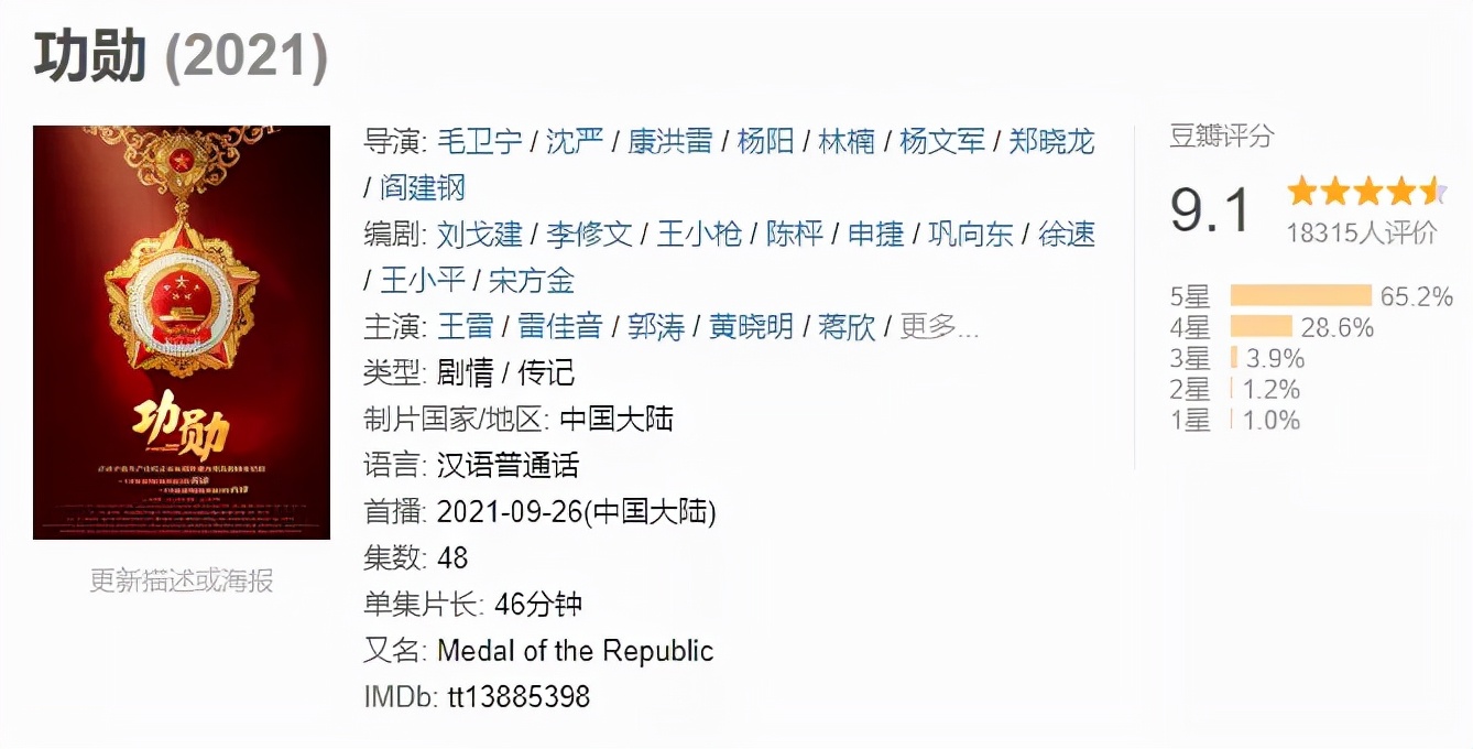 功勋何洪涛,功勋何时播出