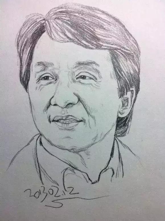 人物速写肖像画,速写是看一眼就能画出来的吗