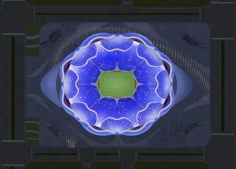 可爱的恒大足球场,恒大迷之审美球场