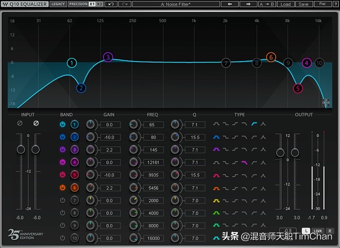 waves均衡器使用教程,waves均衡教学