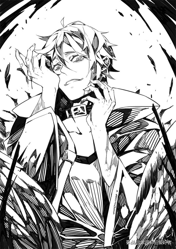 绘画素材|唯美二次元人物线稿，排线临摹练习