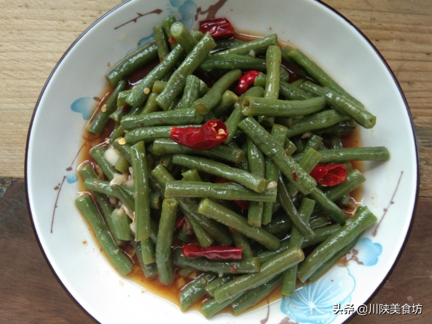 夏天豆角凉拌吃清脆爽口,不放蒜的麻酱豆角凉拌做法