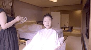 日系化妆教程石原里美,日本化妆师给徐老师化成石原里美